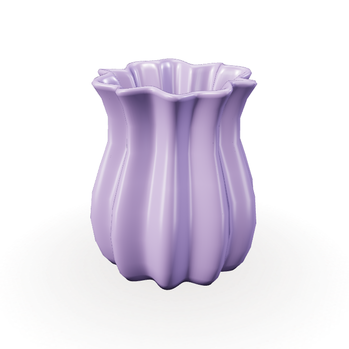 The Ripple Effect in soft lilac