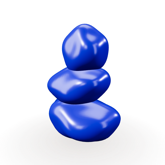 Totem of Tomorrow in electric cobalt